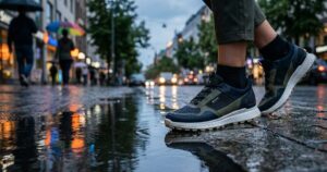 雨の日に履きたい防水スニーカーの選び方【2026年版】ゴアテックスで足元から快適に